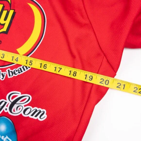 Jelly Belly Cycling Jersey Men's XL Red Full Zip Candy Pro Team Etxeondo - Picture 13 of 13